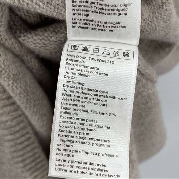 Ba&sh NWT Felicity Ballon Sleeve Mock Neck Wool blend Maxi Sweater Dress Small - Picture 10 of 14